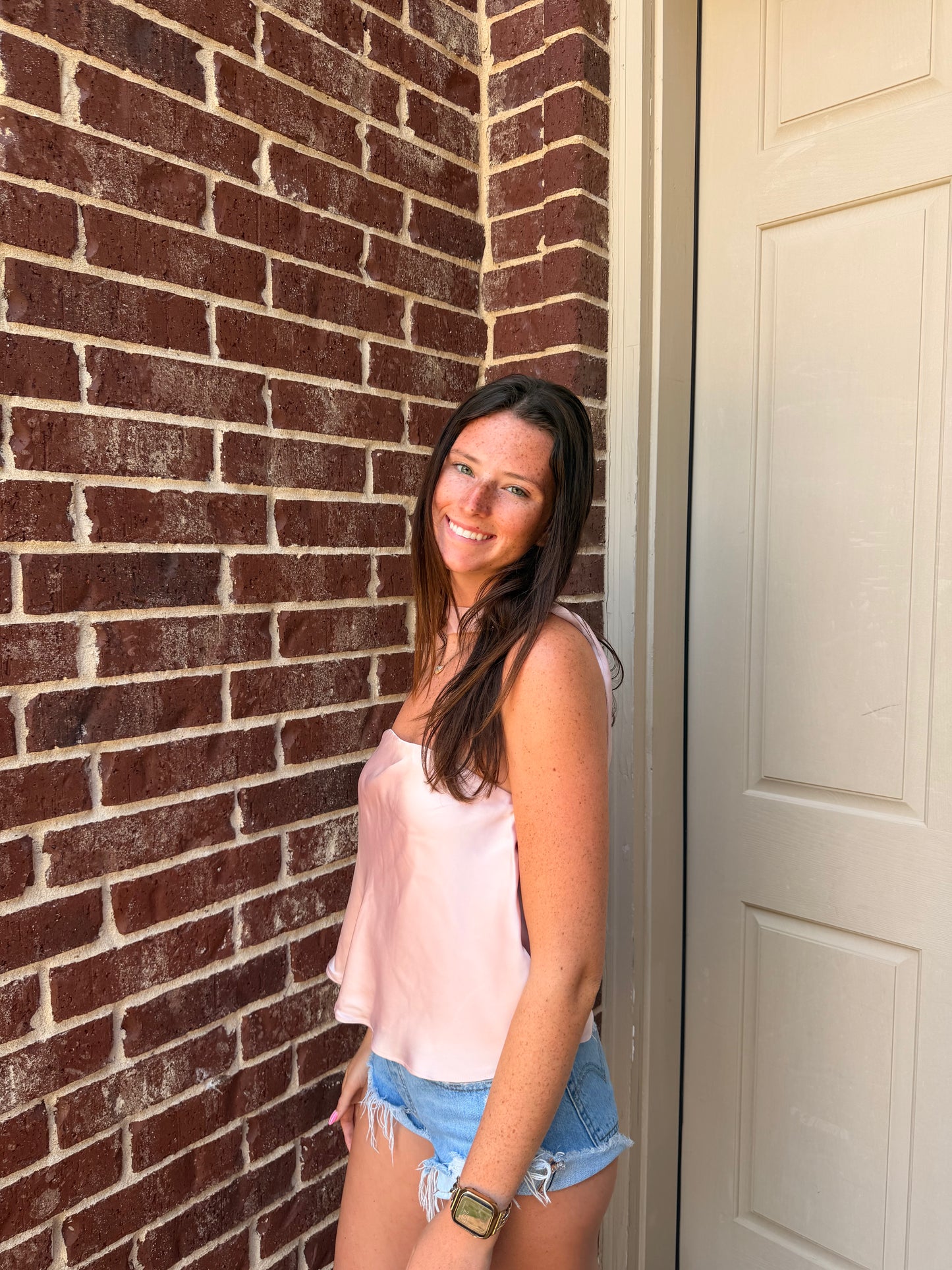 Silk Pink Top